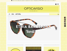 Tablet Screenshot of opticavisio.com
